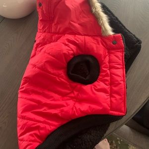 Frisco Red Dog Coat size Large
